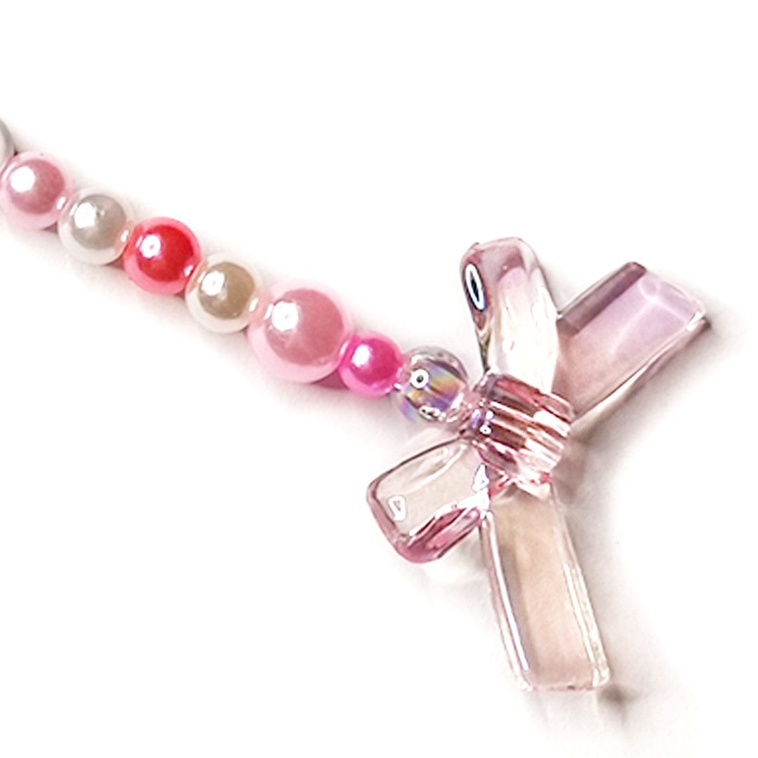 FELIX PINK BOW CHARM