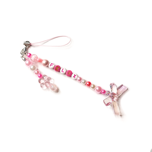 FELIX PINK BOW CHARM