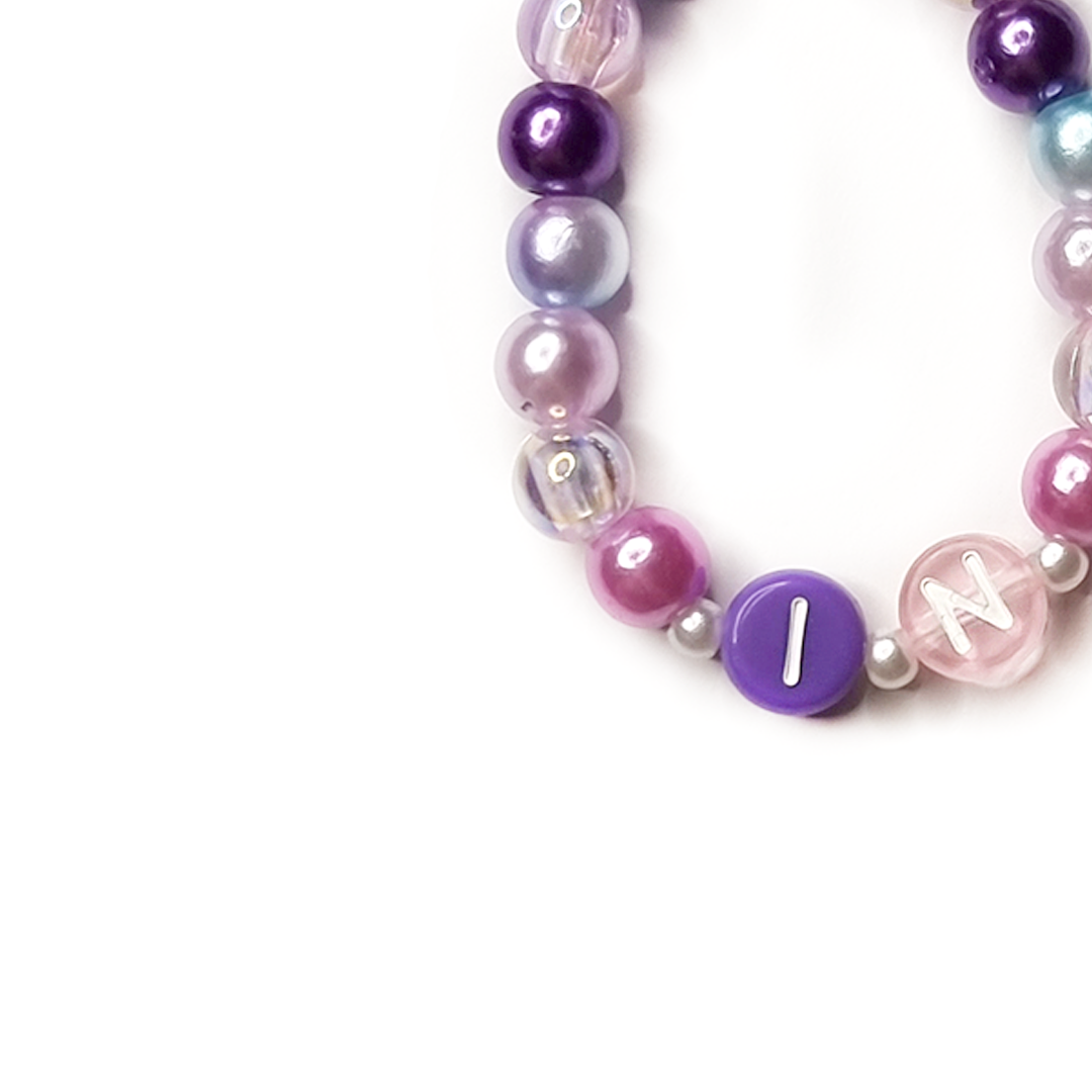 IN PRETTY PURPLE MINI BUBBLE CHARM